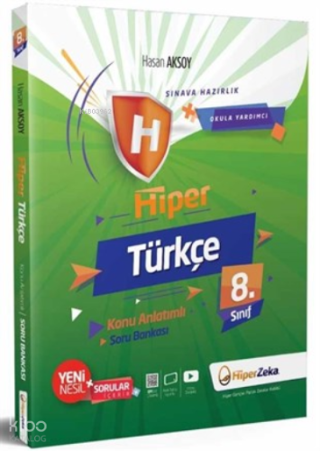 Hiper Zeka 8. Sınıf Hiper Türkçe Konu Anlatımlı & Soru Bankası | Kolek