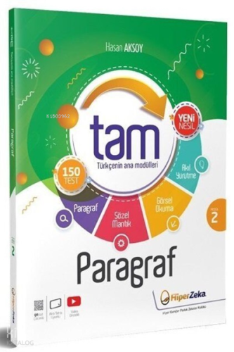 Hiper Zeka Yayınları 8. Sınıf TAM Türkçe 2 | Paragraf ve Sözel Mantık 