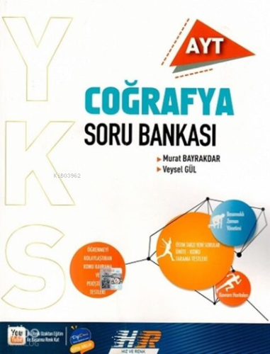Hız ve Renk AYT Coğrafya Soru Bankası | Kolektif | Hız ve Renk Yayınla