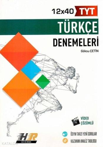 Hız ve Renk Yayınları TYT Türkçe 12 x 40 Denemeleri Hız ve Renk | | Hı