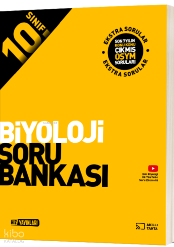 Hız Yayınları 10. Sınıf Biyoloji Soru Bankası | Kolektif | Hız Yayınla