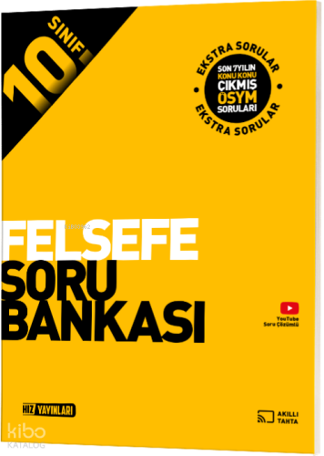 Hız Yayınları 10. Sınıf Felsefe Soru Bankası | Kolektif | Hız Yayınlar