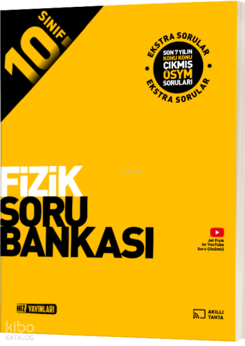 Hız Yayınları  10. Sınıf Fizik Soru Bankası