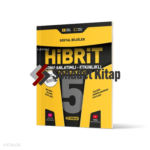 Hız Yayınları 5. Sınıf Hibrit Sosyal Bilgiler Soru Bankası