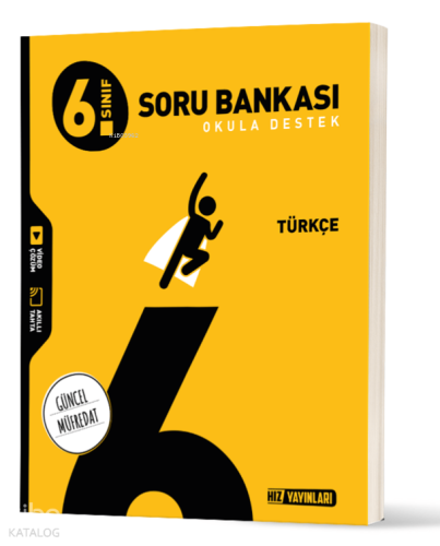 Hız Yayınları 6. Sınıf Türkçe Soru Bankası