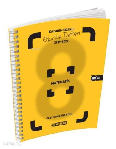 Hız Yayınları 8. Sınıf LGS Matematik Özet Konu Anlatımı Etkinlik Defte