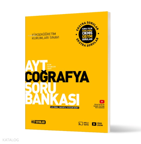 Hız Yayınları AYT Coğrafya Soru Bankası