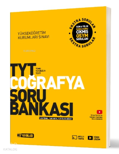 Hız Yayınları TYT Coğrafya Soru Bankası