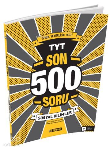 Hız Yayınları TYT Sosyal Bilimler Son 500 Soru Hız | Kolektif | Hız Ya