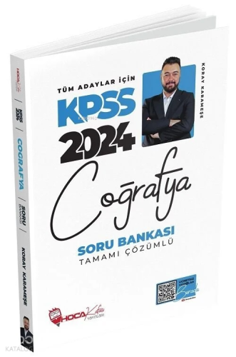 Hoca Kafası 2024 KPSS Coğrafya Soru Bankası Çözümlü