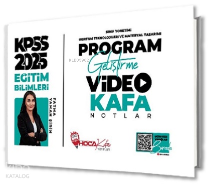 Hoca Kafası 2025 KPSS Eğitim Bilimleri Program Geliştirme Video Kafa Notlar