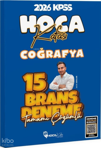 Hoca Kafası 2026 KPSS Coğrafya 15 Deneme Tamamı Çözümlü | Akın Arslan 