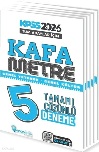 Hoca Kafası 2026 KPSS Genel Yetenek Genel Kültür Kafametre 5 Deneme Çö