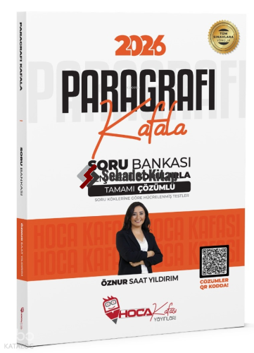 Hoca Kafası 2026 KPSS TYT ALES DGS Paragrafı Kafala Soru Bankası Çözümlü