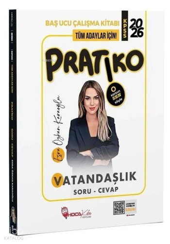 Hoca Kafası 2026 KPSS Vatandaşlık Pratiko Soru Cevap Çalışma Kitabı