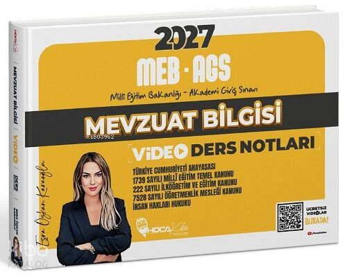 Hoca Kafası 2027 MEB-AGS Mevzuat Bilgisi Video Ders Notları | Esra Özk