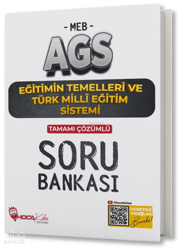Hoca Kafası MEB-AGS Eğitimin Temelleri ve Türk Milli Eğitim Sistemi So