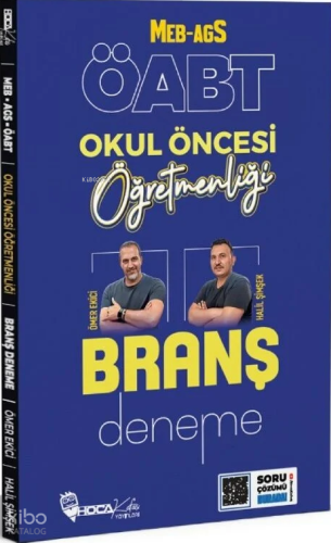 Hoca Kafası ÖABT MEB-AGS Okul Öncesi Öğretmenliği Branş Deneme Çözümlü