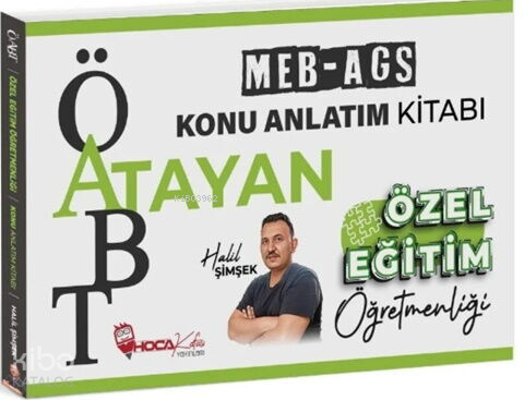 Hoca Kafası ÖABT MEB-AGS Özel Eğitim Öğretmenliği Atayan Konu Anlatım 