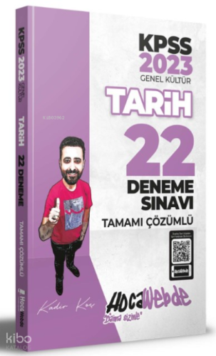 Hocawebde 2023 KPSS Tarih Tamamı Çözümlü 22 Deneme Sınavı