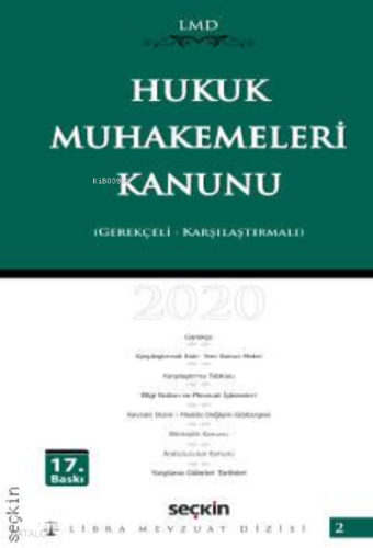 Hukuk Muhakemeleri Kanunu / LMD–2;Libra Mevzuat Dizisi
