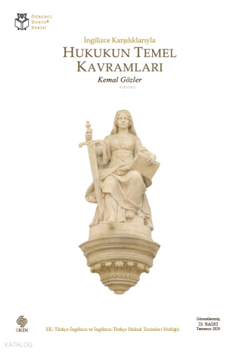 Hukukun Temel Kavramları | Kemal Gözler | Ekin Kitabevi Yayınları