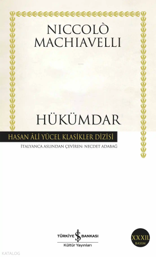 Hükümdar | Niccolo Machiavelli | Türkiye İş Bankası Kültür Yayınları
