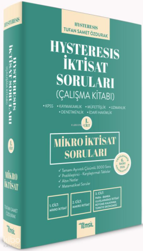 Hysteresis İktisat Soruları Cilt 1 - Mikro İktisat 2026
