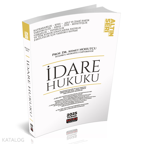 İdare Hukuku Konu Anlatımı