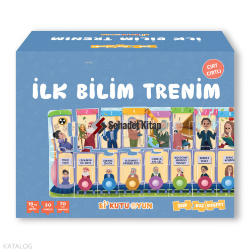İlk Bilim Trenim - Cırt Cırtlı Yapboz ve Kitap Seti