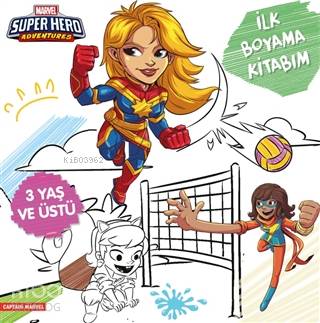 İlk Boyama Kitabım Captain Marvel - Marvel Super Hero Adventures | Gök
