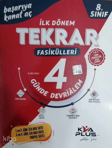 İlk Dönem Tekrar Fasikülleri (4 günde Devrialem)