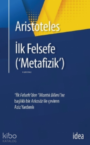 İlk Felsefe (Metafizik)
