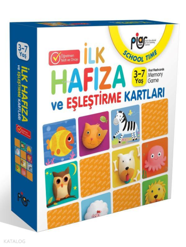 İlk Hafıza ve Eşleştirme Kartları (3-7 Yaş)