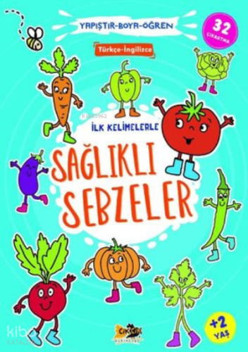 İlk Kelimelerle Sağlıklı Sebzeler - Yapıştır Boya Öğren