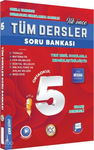 İlk Önce Yayıncılık 5. Sınıf Tüm Dersler Soru Bankası | Kolektif | İlk