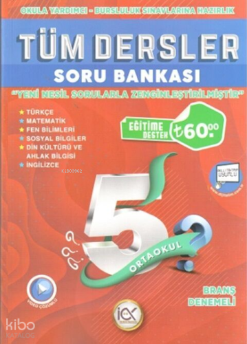 İlk Önce Yayıncılık 5. Sınıf Tüm Dersler Soru Bankası