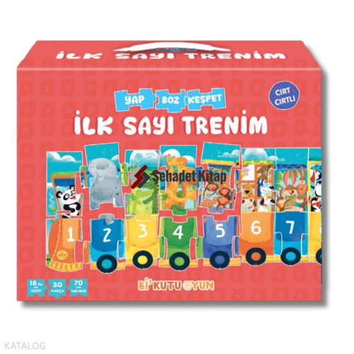 İlk Sayı Trenim - Cırt Cırtlı Yapboz ve Kitap Seti