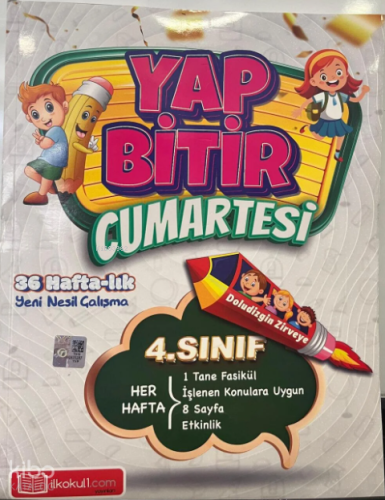 İlkokul1 Yayınları 4.Sınıf Yap Bitir (36 Hafta Etkinlik Kitabı) | Kole