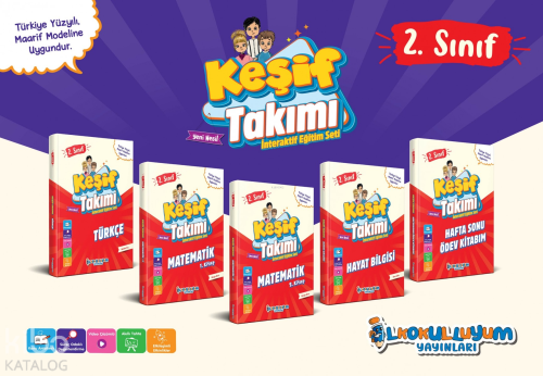 İlkokulluyum 2. Sınıf Keşif Takımı İnteraktif Eğitim Seti