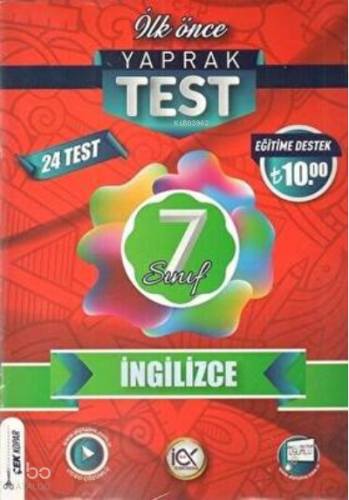 İlkönce 07.Sınıf Yaprak Test İngilizce - 2023