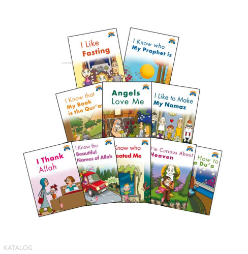 Dinimi Öğreniyorum (İngilizce - 10 Kitap Takım); I'm Learning My Relig