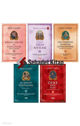 İmam Gazali Ahlakı Güzelleştirme Seti (5 Kitap) | İmam Gazali | Çelik 