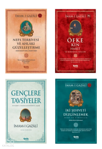 İmam Gazali Nefs Terbiyesi Seti (4 Kitap) | İmam Gazali | Çelik Yayıne