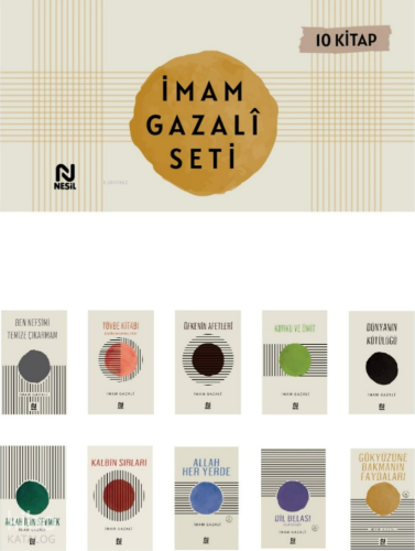 İmam Gazalî Seti (10 Kitap) | İmam Gazali | Nesil Yayınları