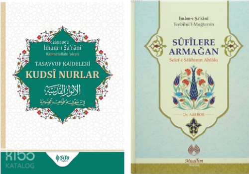 İmam Şarani Tasavvuf Seti Kudsi Nurlar ve Sufilere Armağan (Ciltli)