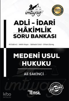 İmtiyaz Adli İdari Hakimlik Medeni Usul Hukuku Soru Bankası | Ali Saki