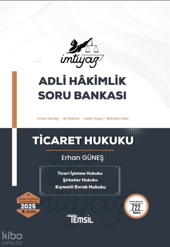 İmtiyaz Adli-İdari Hâkimlik Soru Bankası - Ticaret Hukuku