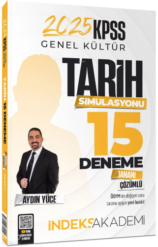 İndeks Akademi 2025 KPSS Tarih Simülasyonu 15 Deneme Çözümlü | Aydın Y