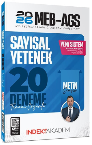 İndeks Akademi 2026 MEB-AGS Sayısal Yetenek 20 Deneme Çözümlü | Metin 